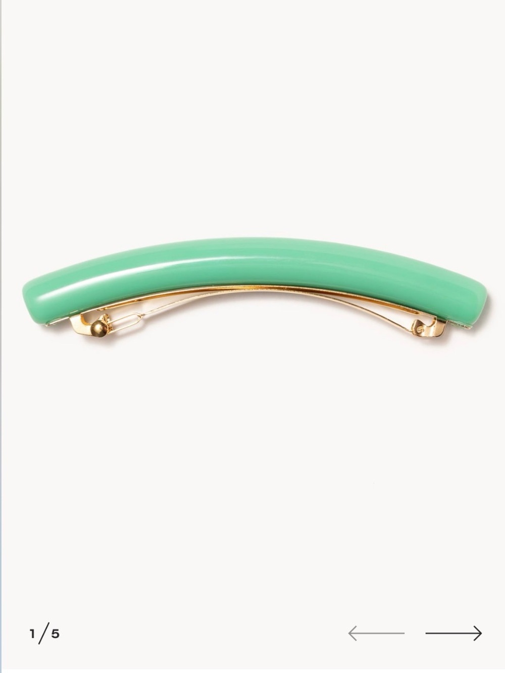 Undo Hair No.5 Barrett in Paris Green - Picture 4 of 4